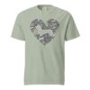 Botanical Pup Heart Dachshund Unisex Shirt 1