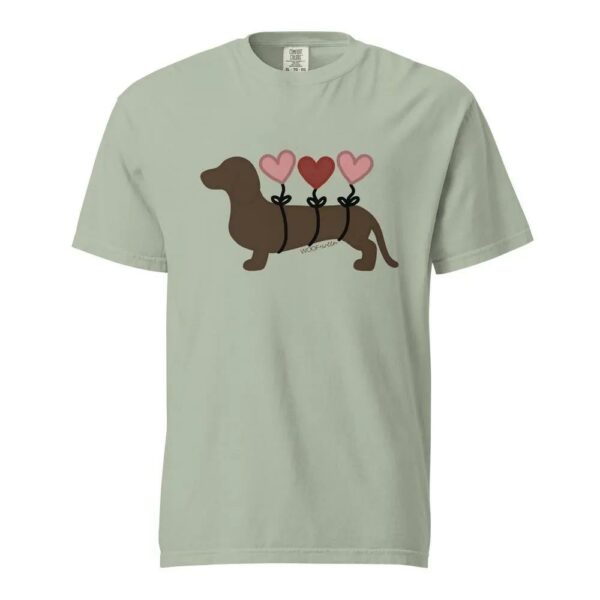 Chocolate Dachshund Valentines Balloons Dachshund Shirt 2