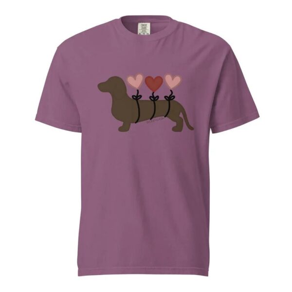 Chocolate Dachshund Valentines Balloons Dachshund Shirt 3