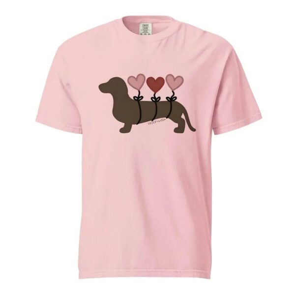 Chocolate Dachshund Valentines Balloons Dachshund Shirt 4