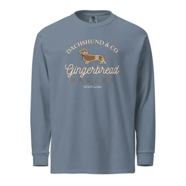 Dachshund Gingerbread Bakery Christmas Long Sleeve Shirt 1