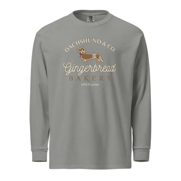 Dachshund Gingerbread Bakery Christmas Long Sleeve Shirt 2
