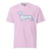 Dachshund Shirt Blue Toile Doxie 2