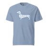 Dachshund Shirt Blue Toile Doxie 3