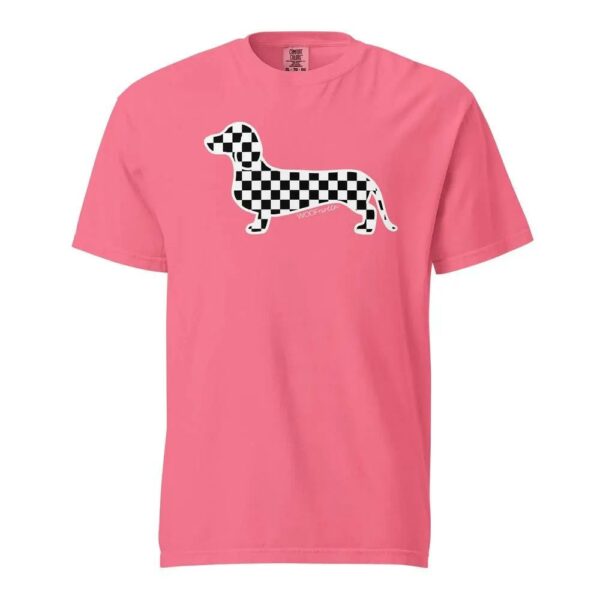 Dachshund Shirt Checkered Flag Doxie Long Sleeve 4