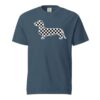 Dachshund Shirt Checkered Flag Doxie Shirts 1