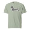 Dachshund Shirt Checkered Flag Doxie Shirts 2