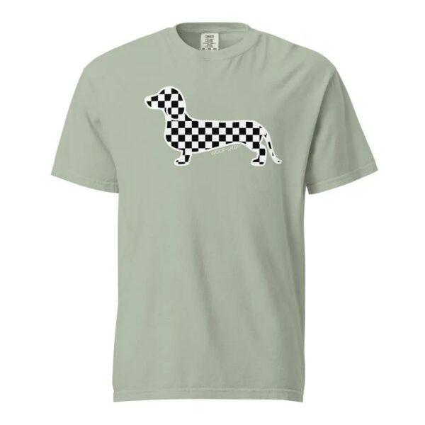 Dachshund Shirt Checkered Flag Doxie Shirts 2