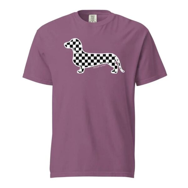 Dachshund Shirt Checkered Flag Doxie Shirts 3