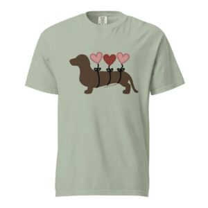 Dachshund Shirt Chocolate Dachshund Valentines Balloon 1