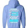 Grandpa Your Life Was A Blessing Full Zip Hoodie 2