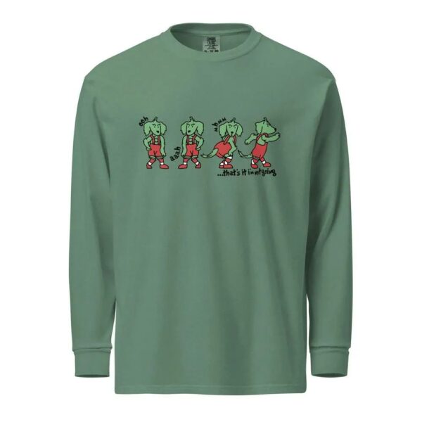 Weenville Thats It Im Not Going Dachshund Grinch Long Sleeve Shirt 3